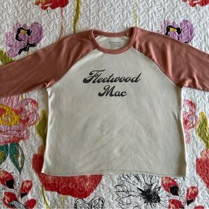 Fleetwood Mac Ribbed Long Sleeve Top